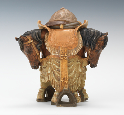 A Race Horse Motif Humidor