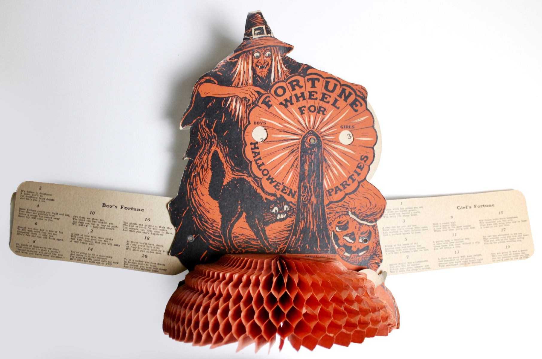 A RARE 1920S 'FORTUNE WHEEL FOR