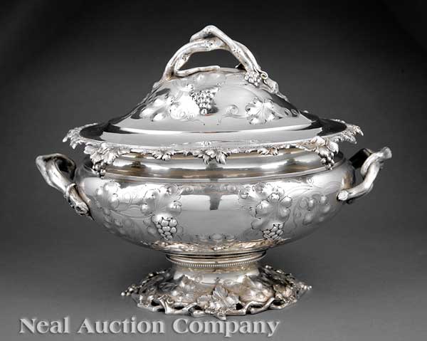 A Rare American Coin Silver Soup