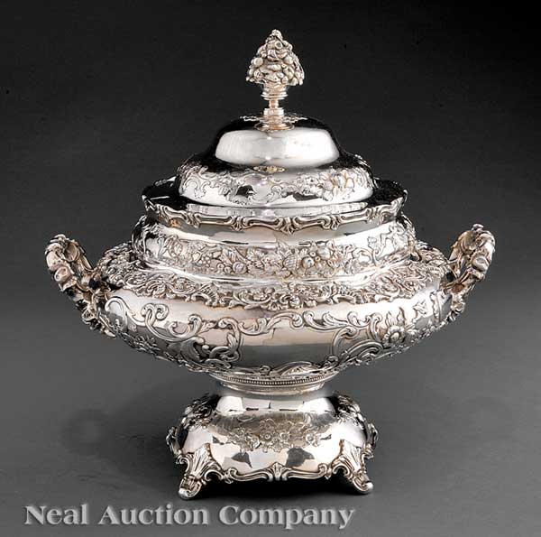 A Rare American Coin Silver Soup