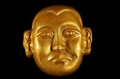 A RARE AND FINE GILT-BRONZE 'C
