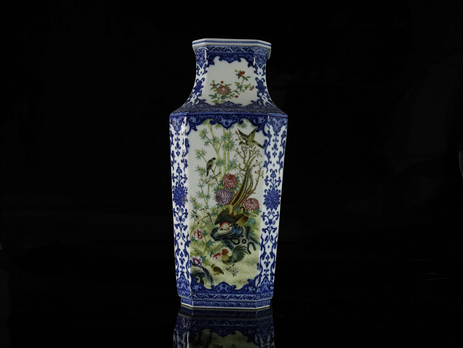 A RARE AND MAGNIFICENT BLUE AND