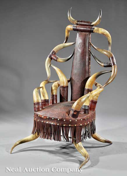 A Rare Antique American Horn