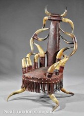 A Rare Antique American Horn A