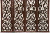 A RARE ASIAN ROSEWOOD CARVED 4