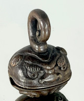 A RARE BAMBOO NETSUKE<br>Finel