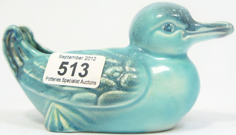 A Rare Beswick Blue Glazed Ash Tray