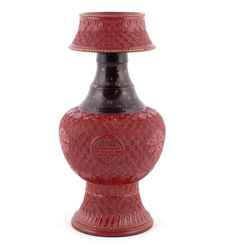 A RARE CHINESE IMITATION LACQUER
