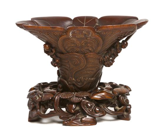 A Rare Chinese Rhinoceros Horn