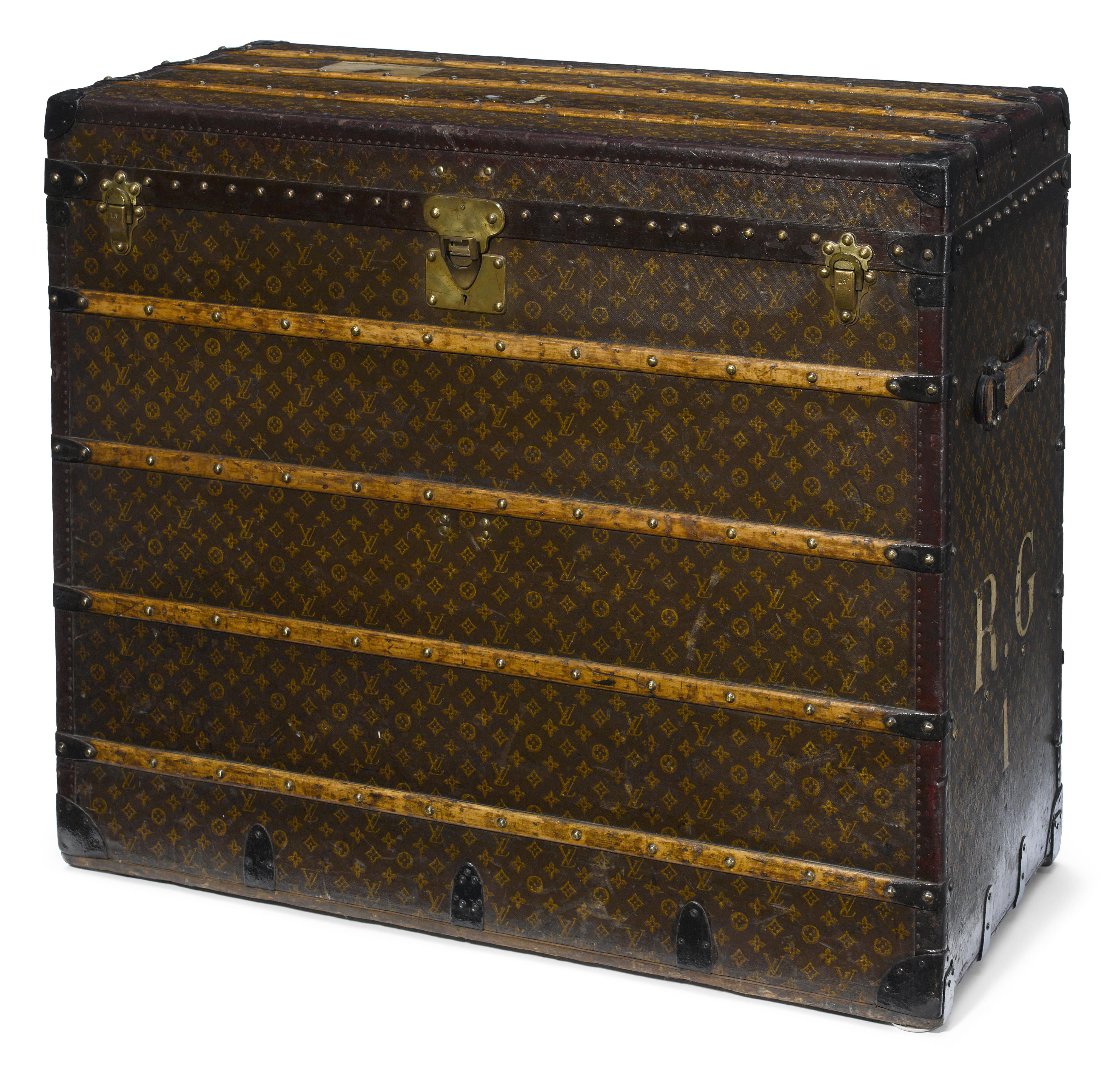 A rare custom Louis Vuitton printed
