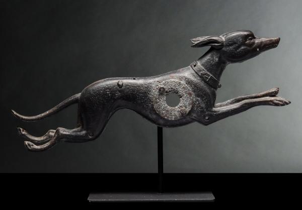 A RARE C.W. PARKER IRON WHIPPET
