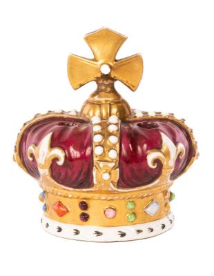 A rare Derby inkwell in the form of