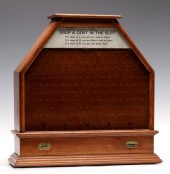 A RARE EARLY 1900S OAK CASE PE