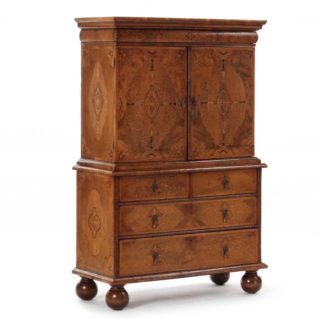 A RARE ENGLISH WILLIAM AND MARY