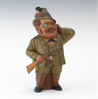 A Rare Full Figure Hunter Humidor