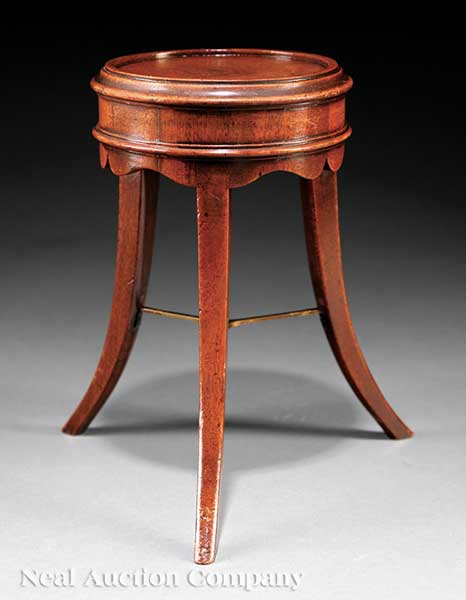 A Rare George III Carved Mahogany