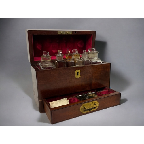 A RARE GEORGIAN MAHOGANY MEDICINE