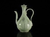 A RARE KOREAN CELADON-GLAZED E