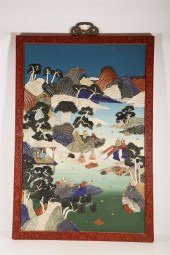 A RARE LACQUER 'CHARACTER STOR