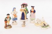 A rare Minton figure and other