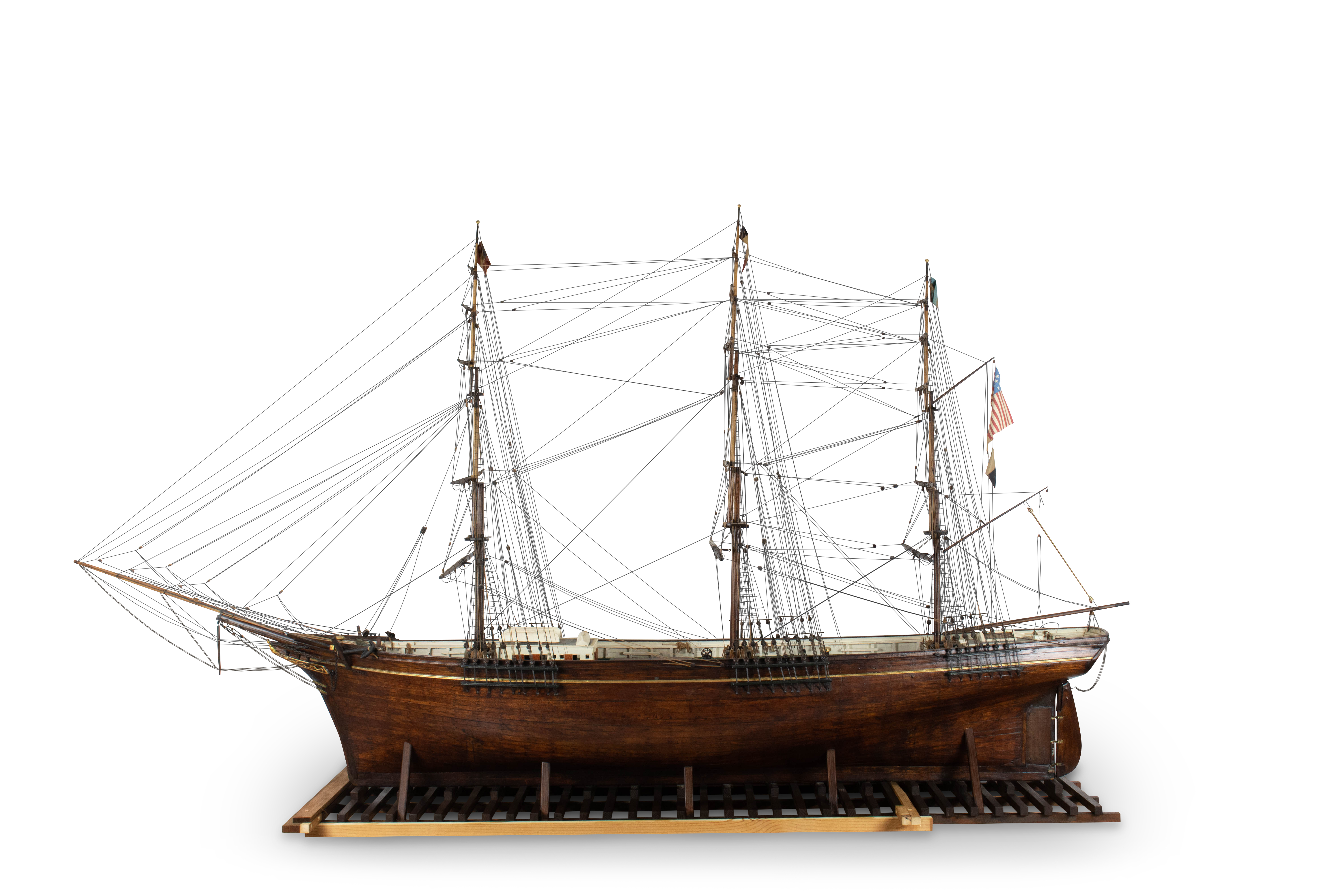 A RARE NAUTICAL SCALE MODEL OF A