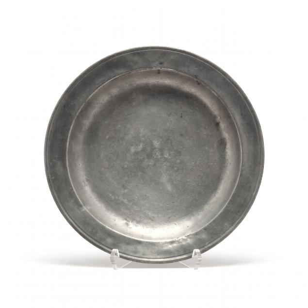 A RARE NORTH CAROLINA PEWTER