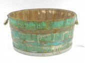 A RARE PAINTED CEDAR AND WHALE