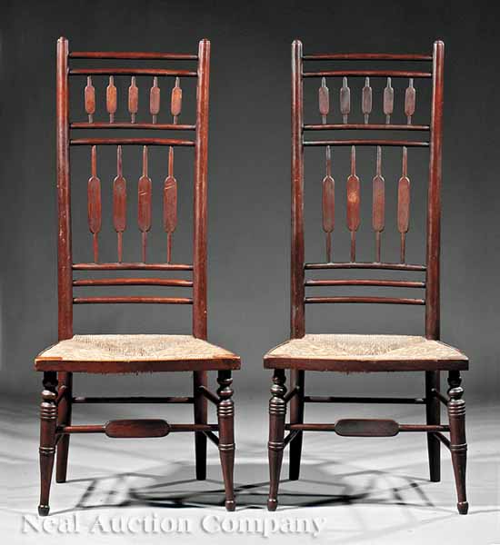 A Rare Pair of American Art