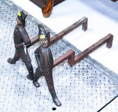 A RARE PAIR OF HESSIAN SOLDIER