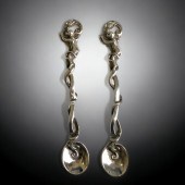 A rare pair of Victorian Silve