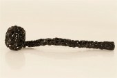 A RARE PIERCED ZITANWOOD 'GOUR