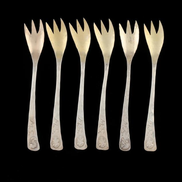 A RARE SET OF SIX SHIEBLER