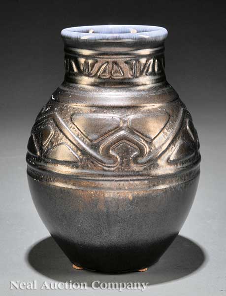 A Rare Shearwater Pottery Vase c.