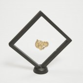 A Rare Solid Gold Horse Pendan