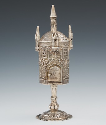 A Rare Sterling Silver Judaic
