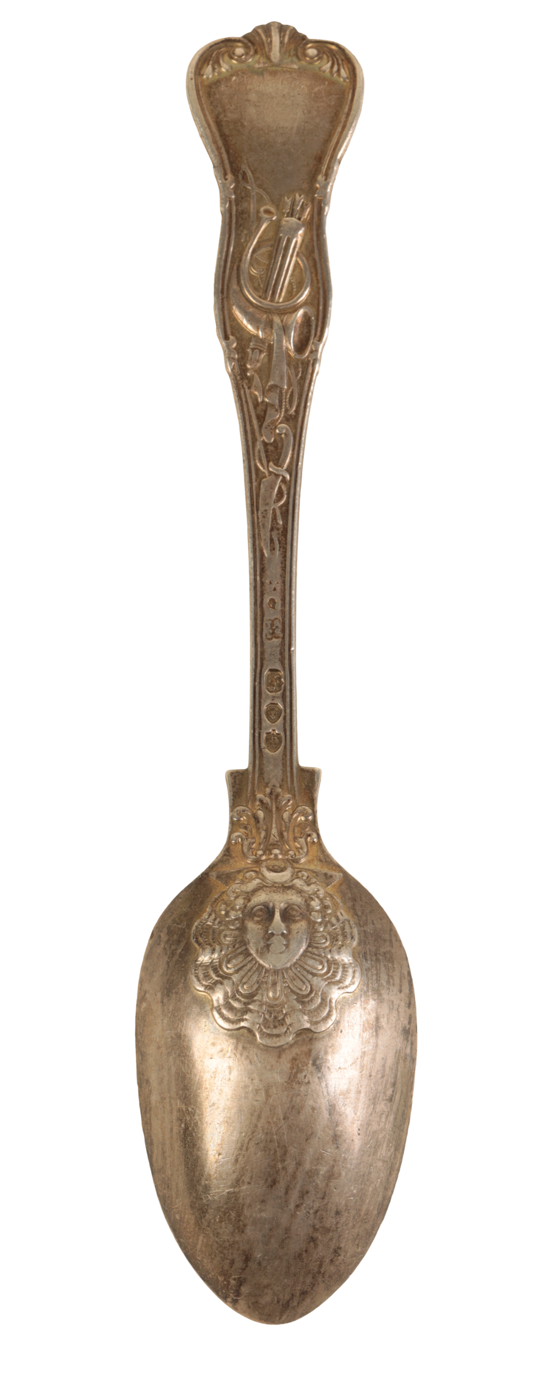 A RARE VICTORIAN SILVER STAG HUNT