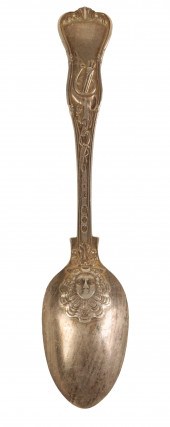 A RARE VICTORIAN SILVER STAG H