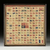 A RARE WORLD NAVAL ENSIGN AND