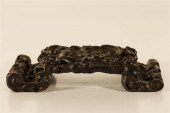 A RARE ZITAN WOOD 'CHI-DRAGON'