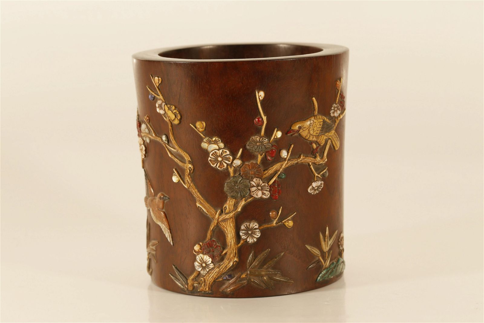 A RARE ZITANWOOD 'FLOWER AND