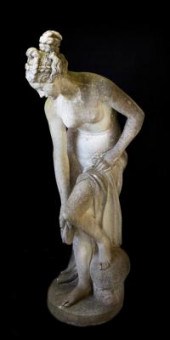 A reconstituted stone figure o