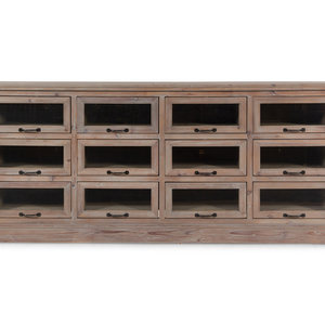 A Recycled Wood Display Cabinet
