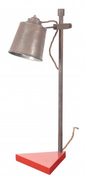 A RED LACQUER AND STEEL TRICOR
