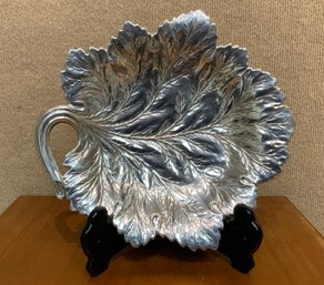 A Reed & Barton leaf shaped
