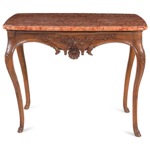 A Régence Carved Walnut