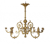 A REGENCE STYLE GILT BRONZE CH