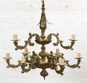 A REGENCE STYLE GILT METAL NIN