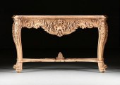 A RÉGENCE STYLE MARBLE TOPPED