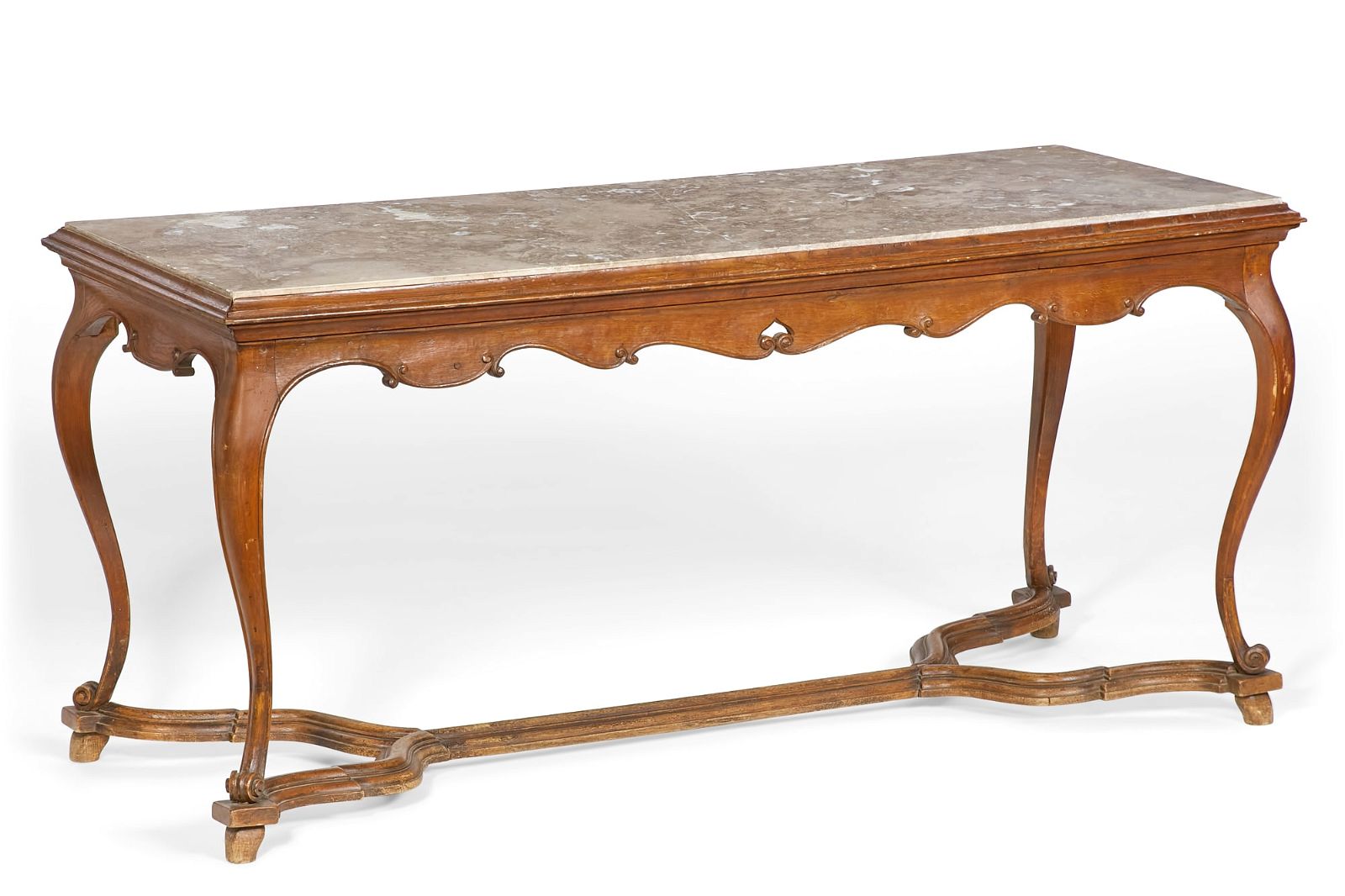 A REGENCE STYLE OAK CENTER TABLEA