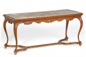 A REGENCE STYLE OAK CENTER TAB